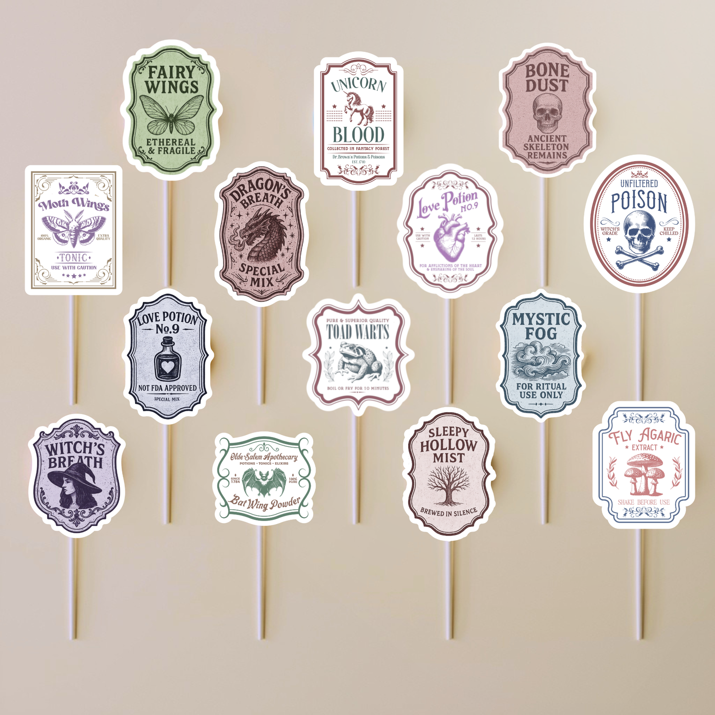 Pastel Goth Apothecary Party Picks