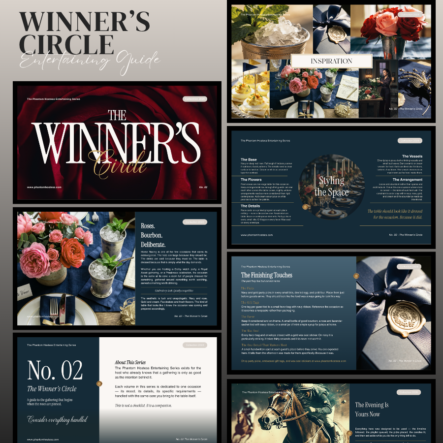 Winner's Circle Party Entertaining Guide