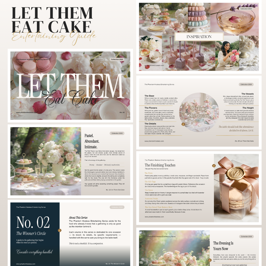 Let Them Eat Cake Party Entertaining Guide