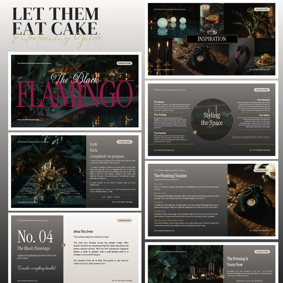 The Black Flamingo Party Entertaining Guide