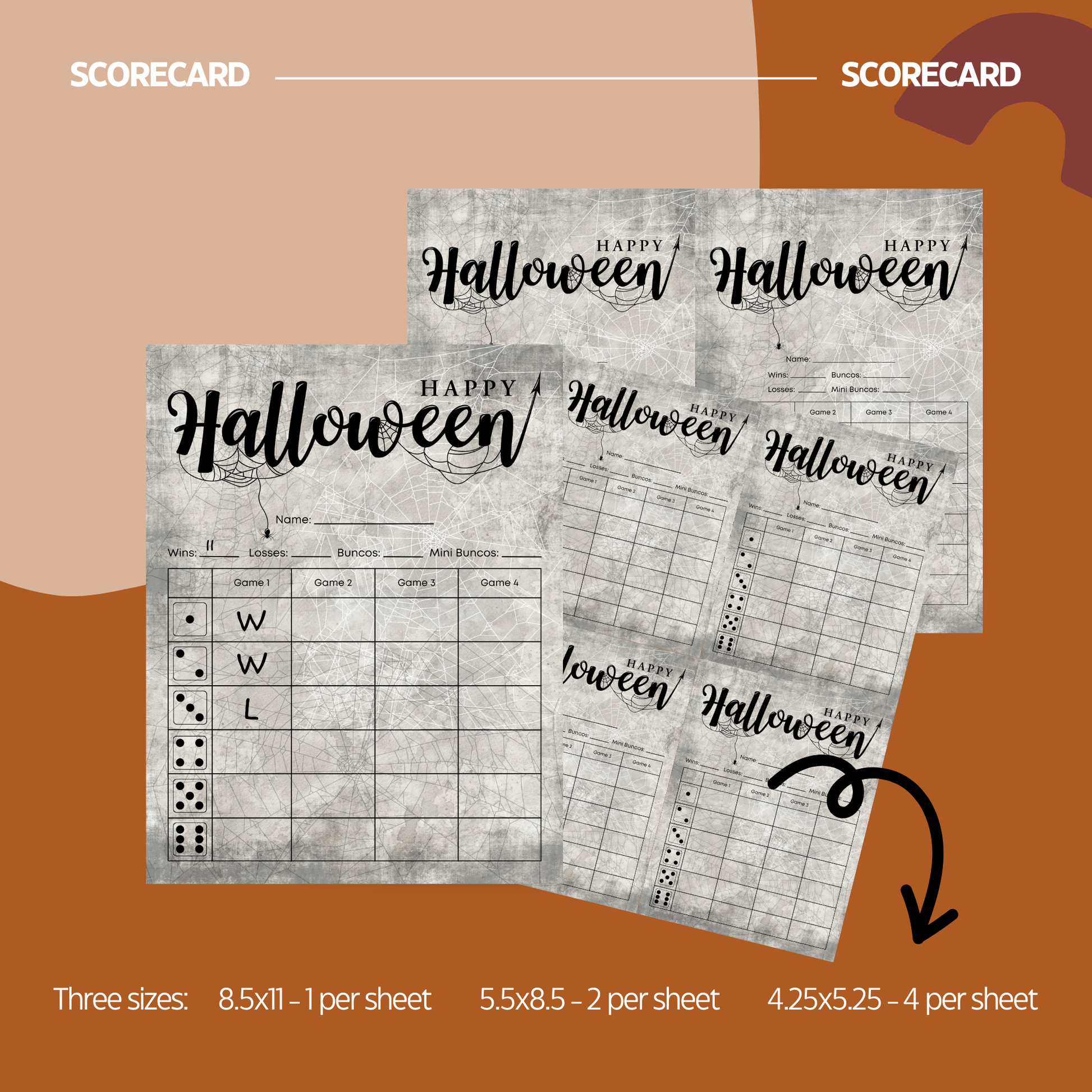 Happy Halloween Bunco Set