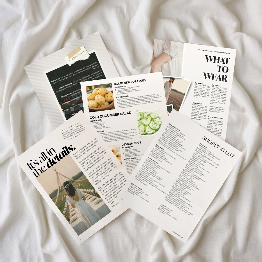Midsommar Party Entertaining Guide