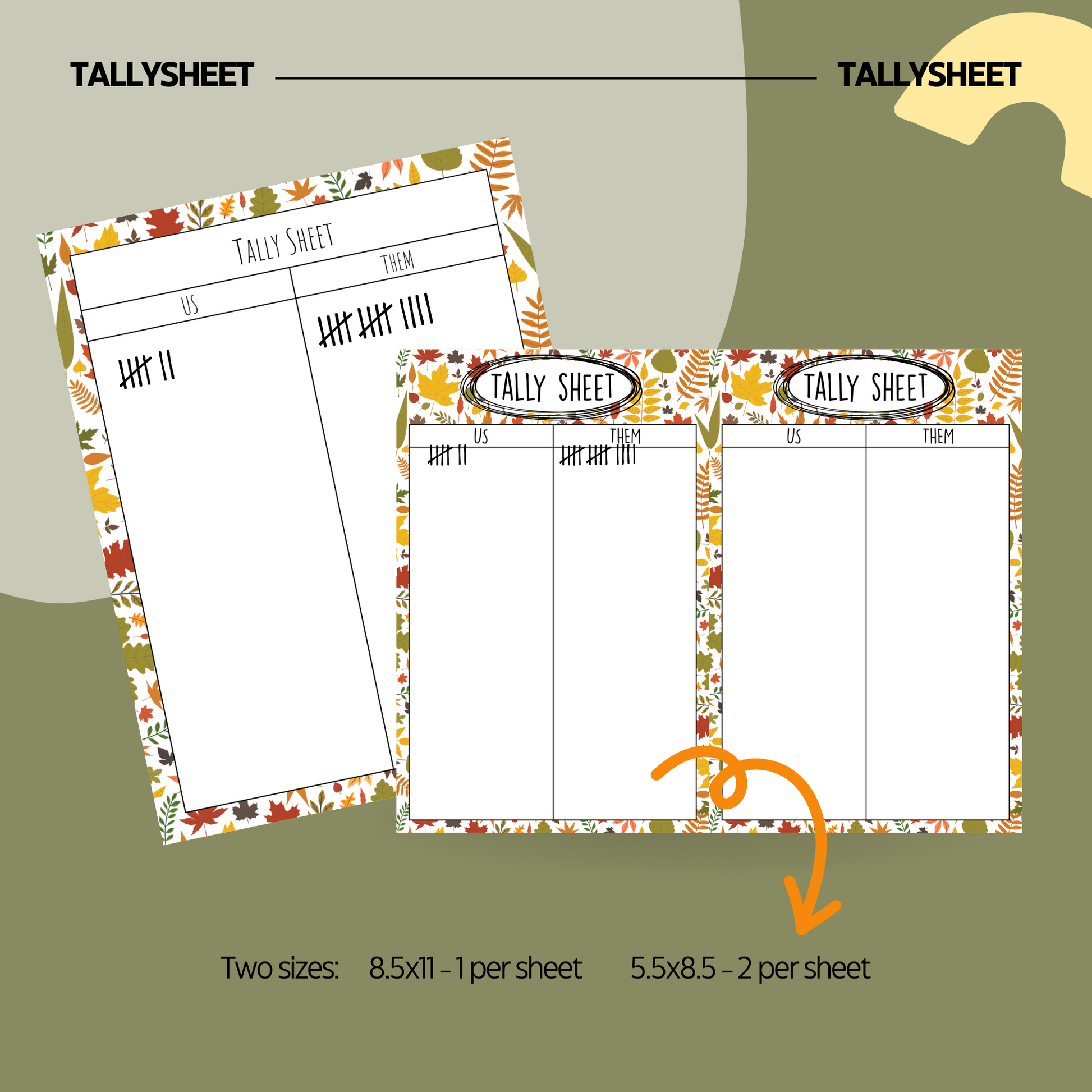Happy Fall Y'all Bunco Set
